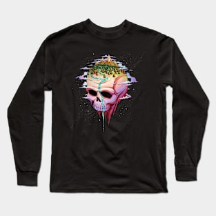 Planet Skull Long Sleeve T-Shirt